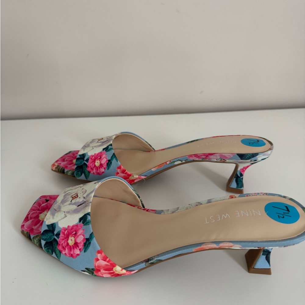 Nine West Floral Women's Heels - Multicolor